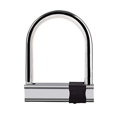 Bike Lock : RONGJJ Gate Bike U Lock, Strong Security Pick-resistant Lock with 3 Keys for Mountain Bicycle Motorbike Security