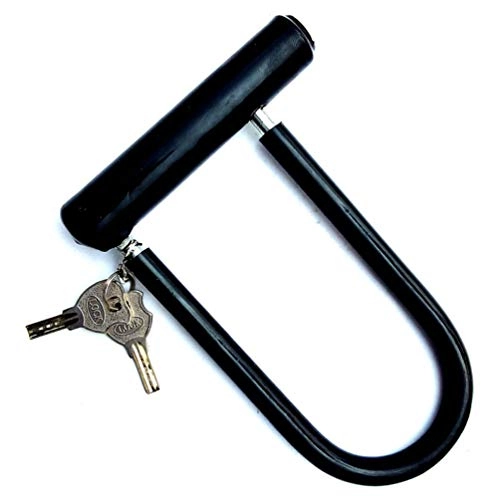 Bike Lock : RONGJJ Gate Mountain Bike U Lock, Pick-resistant Bicycle Lock Includes 2 Keys, 20x10CM Security