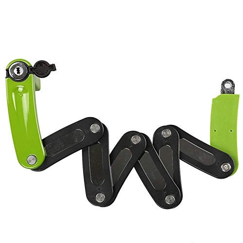 Bike Lock : Root of all evil Folding Lock Anti Theft Foldable Bicycle Lock For Motorcycle E-Bike Scooter Patent Side Pulling Design Anti-Shear