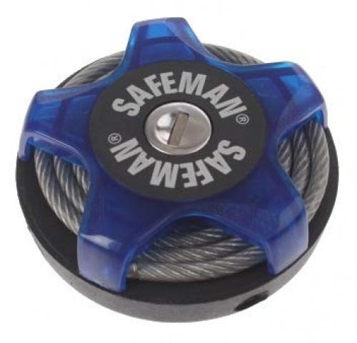 Bike Lock : Safeman Cable lock multifunctional 750 x 4 mm blue