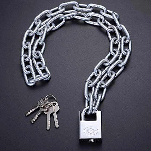 Bike Lock : Security Bike Chain Lock, for Motorcycles, Bikes, Security Chain Lock 6mm Noose Security Chain Lock，1.5m