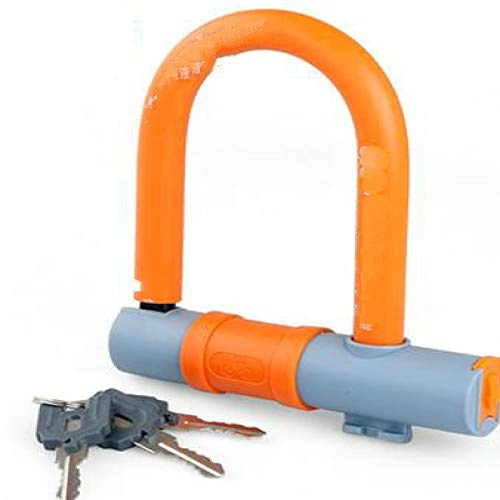 Bike Lock : SENFEISM Safe And Stylish U-Shaped Lock Motorcycle Battery Car Mountain Bike And Other Anti-Theft Portable And Other Accessories