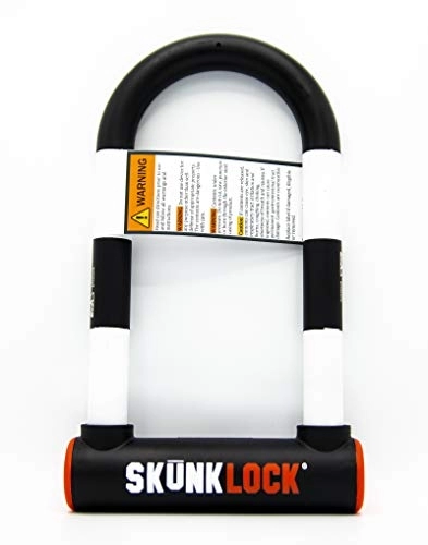 Bike Lock : SKUNKLOCK V2 Heavy Duty Deterrent Bike U Lock with Anti-Theft Chemicals
