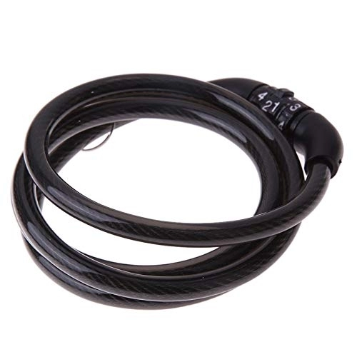 Bike Lock : SlimpleStudio Bike Lock Digital Code Password Lock Cable Mini Bicycle Coded Wire Cable Lock Mountain Bicycle Lock Safety Accessories bicycle lock