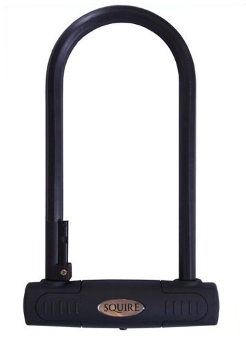 Bike Lock : Squire Reef LONG U D Lock & Bracket Anti Theft Security Bike SOLD SECURE (230mm)