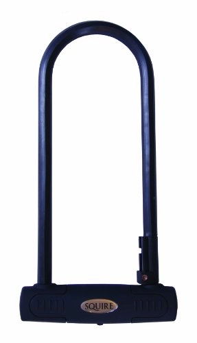 Bike Lock : Squire Unisex's Reef U Lock-Black, 23 cm