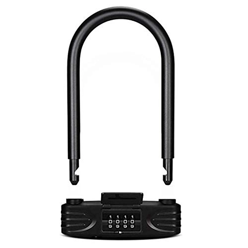 Bike Lock : Style wei Bicycle U Lock 4-position Resettable Bicycle U Lock Professional U-lock Bicycle Anti-theft Cover Lock
