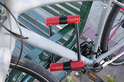 Bike Lock : The Original 2 Sided Bike Lock That Opens from Both Sides for Easy Access Heavy Duty Anti-Theft Similar to U Lock but Breaks Down for Tote Mounting Case Included for Handlebars or Bike Frame