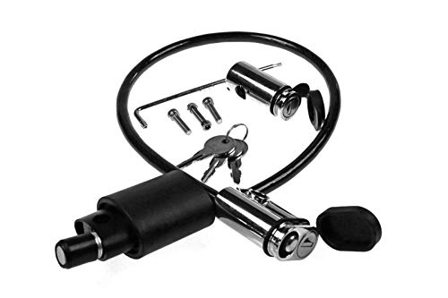 Bike Lock : Transfer - Cable Lock Kit with Locking Hitch Pin - 1-Bike