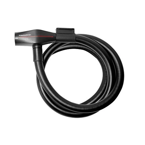 Bike Lock : Trelock 2231260901 Unisex Adult Cable Lock 110 cm Black