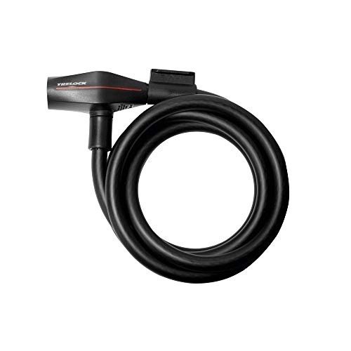 Bike Lock : Trelock 2231263301 Unisex Adult Spiral Cable Lock 180 cm / 12 mm Diameter Black