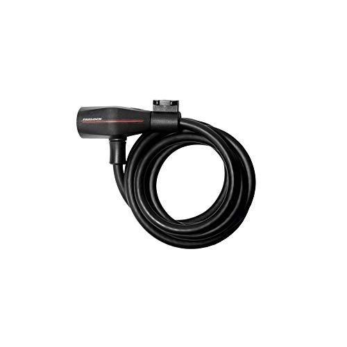 Bike Lock : Trelock 2231263303 Unisex Adult Spiral Cable Lock Black 150 cm / Diameter 8 mm