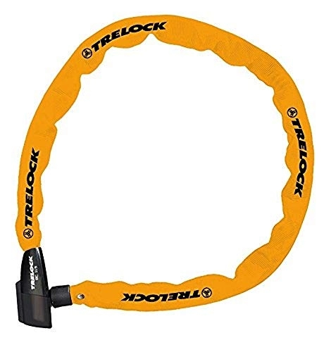 Bike Lock : Trelock 2232513920 Unisex Adult Chain Lock Orange One Size
