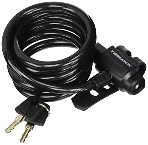 Bike Lock : Trelock Spiral Cabel Lock, SK 322 / 180 / 12 Black, 8003362