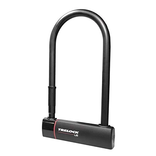 Bike Lock : Trelock U 6 Unisex - Adults' Padlock, Black, 230 mm