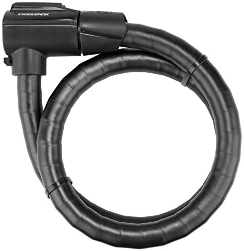 Bike Lock : Trelock Unisex – Adult Armoured Cable Lock 2232411120 Armoured Cable Lock, Black, One Size