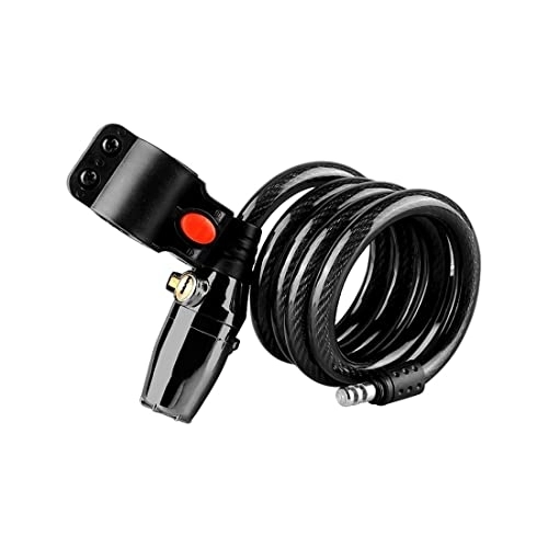 Bike Lock : U Lock Shackle, Bike Lock, Bike Lock Cable, Bike Locks With Alarm, Bicycle Lock Mount Holder, Anti-scratch Coating, Thickened Steel Cable Lock, Anti-theft, Very Unlikely To Be Broken