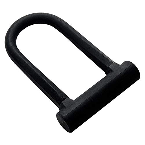 Bike Lock : U-Locks Bicycle U-Lock MTB Road Bike Bicycle Electric Car Anti-Theft Bicycle Accessories U-Lock (Color : Black)
