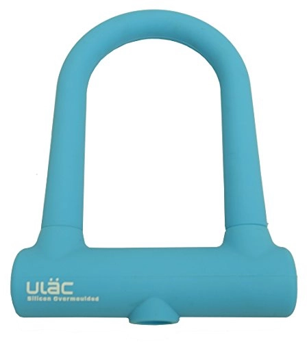 Bike Lock : ULAC Brooklyn Featherweight Alloy Bike U-Lock, with Transportation Bracket System for Versatile Carrying (Sky)