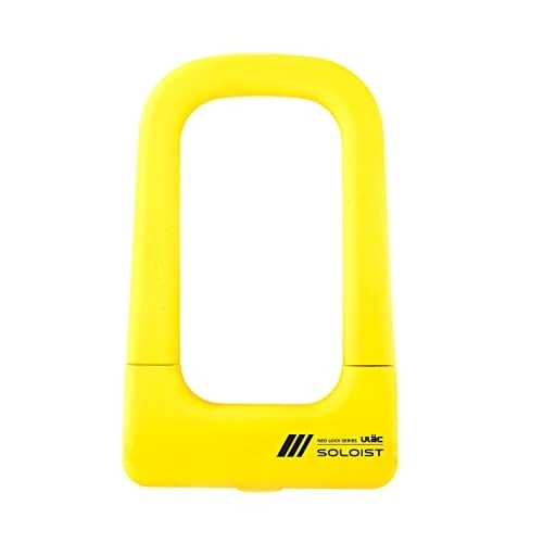 Bike Lock : ULAC Soloist Sport Si Alloy U-Lock for Bike, Bicycle, Motorcycle and Scooter (Yellow)