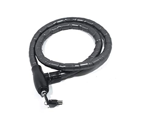 Bike Lock : UM Bike Lock, 5 Ft Long Cable Lock 22mm Heavy Duty Anti-Theft Bicycle Lock Bike Cable Lock with 2 Keys, Great for Bicycle, Motorbike, Gate, Sports Equipments
