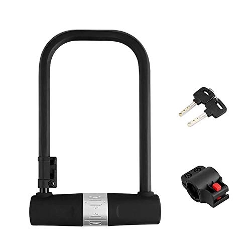 Bike Lock : Universal Bike U Lock, Cycling Security Carbon Steel Anti-Theft for Bicycle Motorcycle MTB Accessories Locks Tools