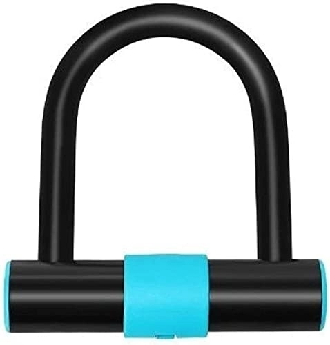 Bike Lock : UPPVTE Bicycle Steel Lock, Mini U Lock With Keys For Scooter Bike Anti-Theft Safety Portable Sports Bicycle Electric Car Motorcycle Cycling Locks (Color : B, Size : 13.5x7cm)