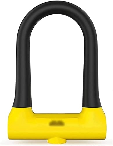 Bike Lock : UPPVTE Bike Lock, Heavy Duty U Lock Combination Cable Lock Bicycle Lock With U Lock Security Battery Car Lock Anti-pick Car Lock Cycling Locks (Color : Yellow, Size : 70 * 120cm)