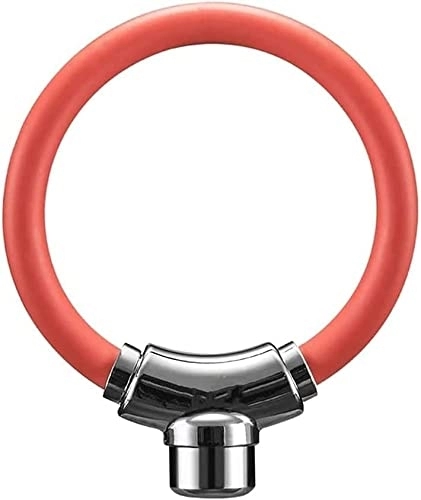 Bike Lock : UPPVTE Bike U Lock, Heavy Duty Bicycle Lock Mounting Bracket For Bicycle, Motorcycle And More Cable Lock Ring Lock Cycling Locks (Color : Red, Size : 13x9cm)