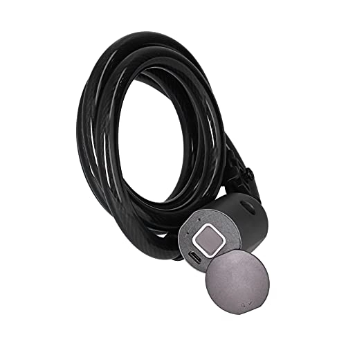 Bike Lock : USB Rechargeable Bicycle Lock, Bike Chain Lock Waterproof IP65 for Luggage Door