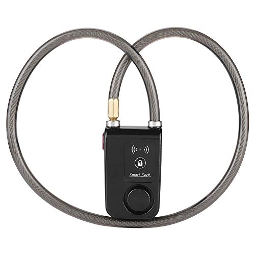 Bike Lock : Vibration Function APP Bluetooth Control Bike Anti-theif Lock Smart Bluetooth Lock, for Bike Protection