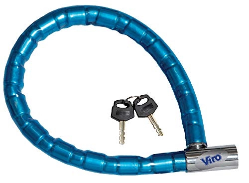 Bike Lock : Viro LUC / SER120 Unisex Adult Cable Lock - Blue, 1200 x 25 mm
