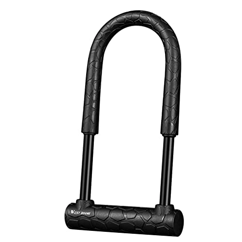Bike Lock : VORCOOL 1 Set Universal Road Bike Lock U- shaped High Security Anti- theft Bicycle Lock