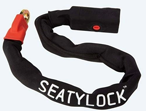 Bike Lock : Voxom Unisex – Adult's Viking Chain Lock, Black, 110cm