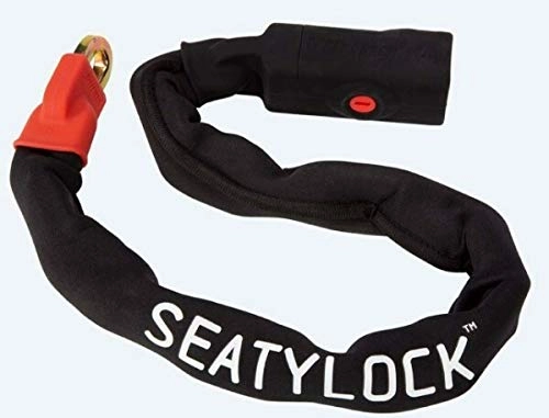 Bike Lock : Voxom Unisex – Adult's Viking Chain Lock, Black, 90cm