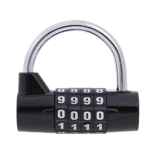 Bike Lock : WBDZ Secure Lock Bike Lock 1500mm Fold Backpack Motorcycle Helmet 4 Digit Password Combination Anti-theft Gym Cycling MTB Bicycle Cable Lock