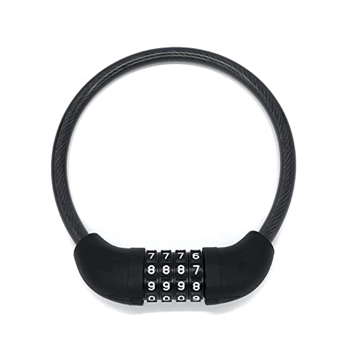 Bike Lock : WENZI9DU 4-Digit Combination Bicycle Safety Lock Portable Security Bicycle Chain Locks