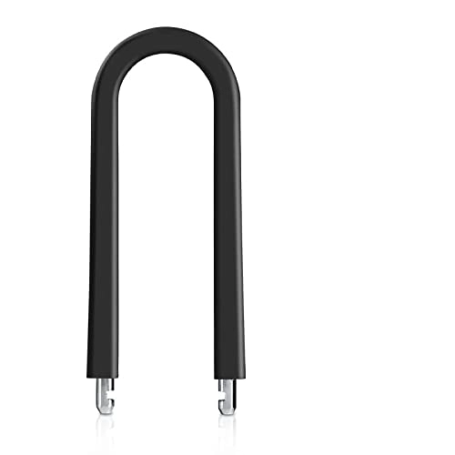 Bike Lock : WENZI9DU Intelligent U Lock Anti-theft Steel Cable Security Locks MTB Motorcycle Lock Electric bicycle accessories With Keys (Color : FU1BK-1)