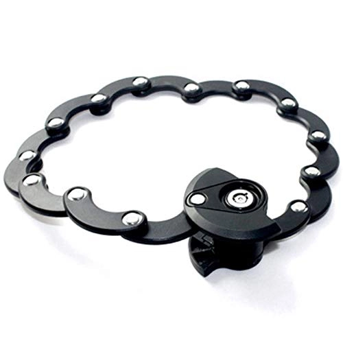 Bike Lock : WJHQYDPZ Bicycle lock with anti-theft mountain bike folding bike lock or bicycle chain lock