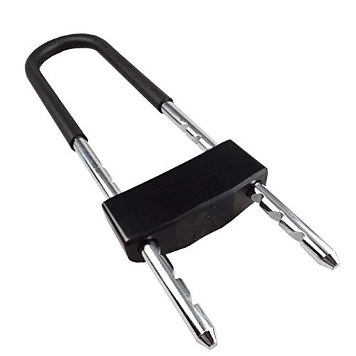 Bike Lock : WJHQYDPZ Intelligent fingerprint anti-theft bicycle U-lock long lock fast unlock 1 * U-lock + 1 * mechanical key + 1 * cable