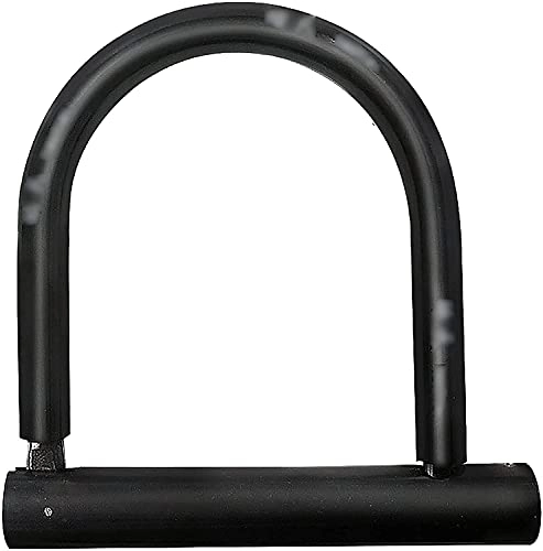 Bike Lock : WXFCAS Easy to Carry Electric Bike U Shaped Lock Motorcycle Lock Bike Lock Riding Accessories Popular Bicycle Locks (Color: Black, Size (Color : Black, Size : 21x19.6cm)