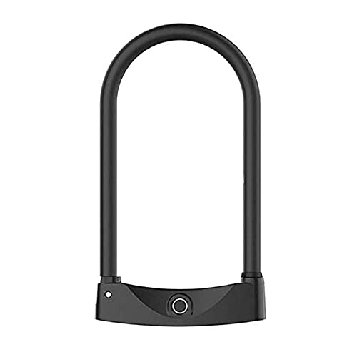 Bike Lock : XIEZI Bicycle Lock Bicycle Lock Bike Lock, Fingerprint Lock, USB Charging, Ip67 Waterproof U Bike Lock, 100 Fingerprints, Unlock Time 0.5 Seconds, Safety, for Bicycle Outdoors