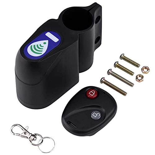 Bike Lock : XIEZI Bicycle Lock U Lock Bicycle Alarm Lock Wireless Remote Control Safety System.