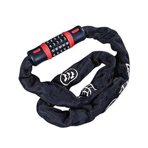 Bike Lock : XinQing Bicycle lock Bicycle Lock, Bicycle Chain Lock with A Diameter of 6.5 Mm, Heavy Duty Security Anti-theft Lock, Universal Motorcycle Chain Lock Padlock (1000 mm Long X 6.5 Mm Diameter)