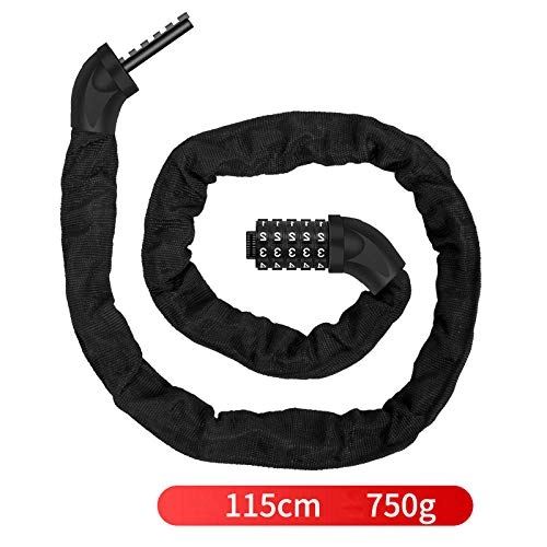 Bike Lock : xinxin24 Security Bike Lock | Digit Combination Lock With Galvanized Steel Cable For Road, Mountain Or Bicycle