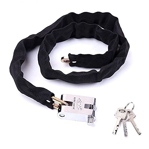 Bike Lock : XLDYM Bike Lock Heavy Duty Bike Chain Lock Motorcycle Chain Locks The 0.6 inch Square Lock is Suitable for Motorcycles and Bicycles-4.26(ft 130cm
