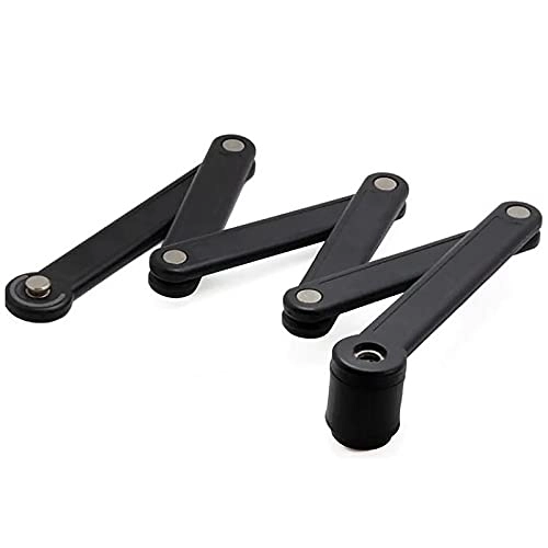 Bike Lock : XMSIA Bicycle Lock Universal Bicycle Lock 6-joint Folding Lock Electric Bicycle Lock Riding Accessories for Bicycles Cycling Locks Anti-Theft (Color : Black, Size : 3.5x5.2x18.8cm)