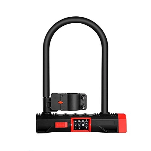 Bike Lock : Xyl Bicycle U-locks and heavy combination of bicycle U-lock stent with a shackle for a bicycle theft scooters and motorcycles