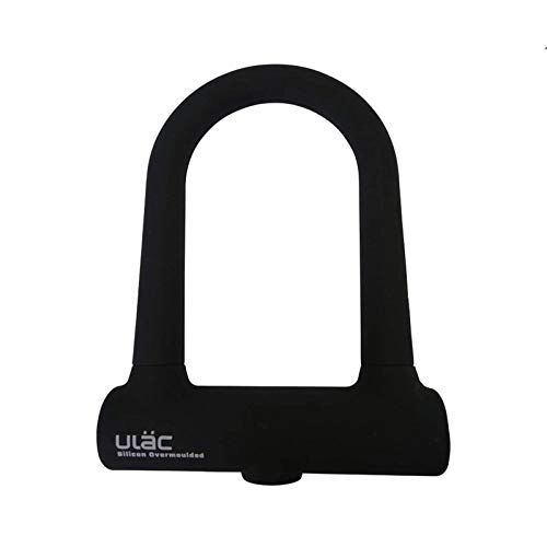 Bike Lock : Xyl Lightweight Aluminum bicycle U-lock stent with a transport system for a multifunction silica inclusions lock black bold carried