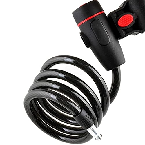 Bike Lock : YANGYY Bicycle Anti Theft Anti Cut Lock Bike Locks Stainless Steel Cable Coil For Motorcycle Cycle
